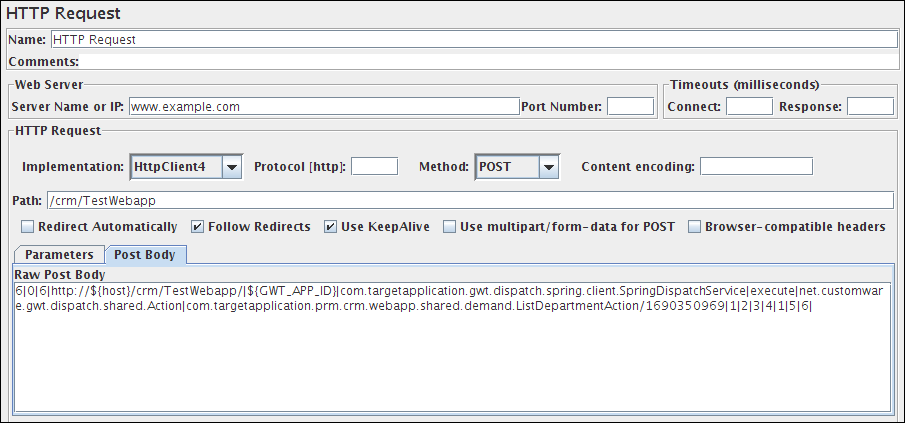 Write a servlet to display parameters available on request