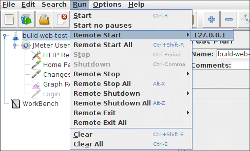 Figure 1 - Run Menu