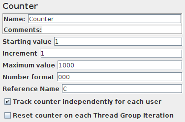 Screenshot for Control-Panel of Counter