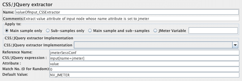 Screenshot for Control-Panel of CSS Selector Extractor