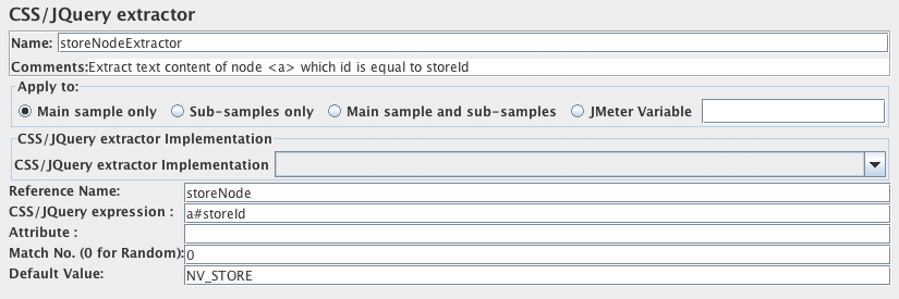 CSS Extractor with no attribute set