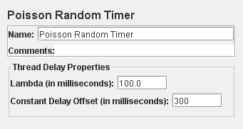 Screenshot for Control-Panel of Poisson Random Timer