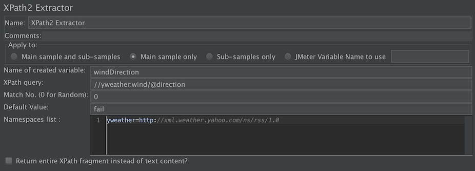 Screenshot for Control-Panel of XPath2 Extractor