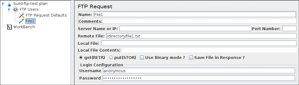 public ftp test