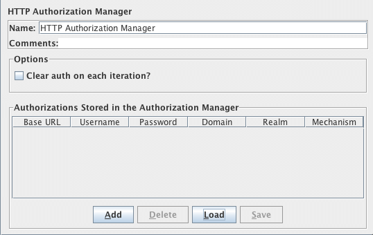 Screenshot for Control-Panel of HTTP Authorization Manager