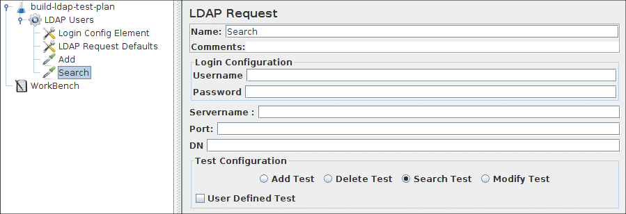 
                  Figure 8a.4.2 LDAP Request for Inbuilt Search test