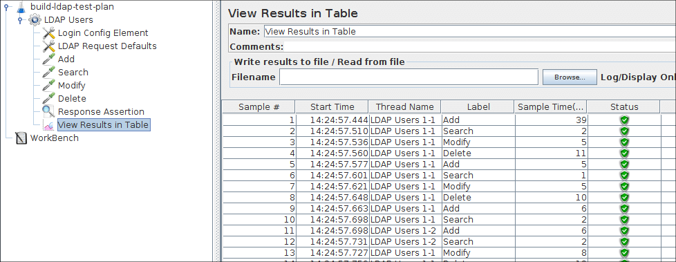 
  Figure 8a.6 View Results in Table Listener