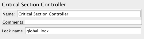 Screenshot for Control-Panel of Critical Section Controller