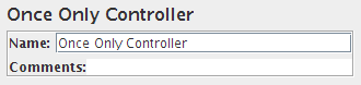 Screenshot for Control-Panel of Once Only Controller