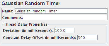 Screenshot for Control-Panel of Gaussian Random Timer